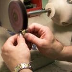 Jewelry polishing wheel for finishing